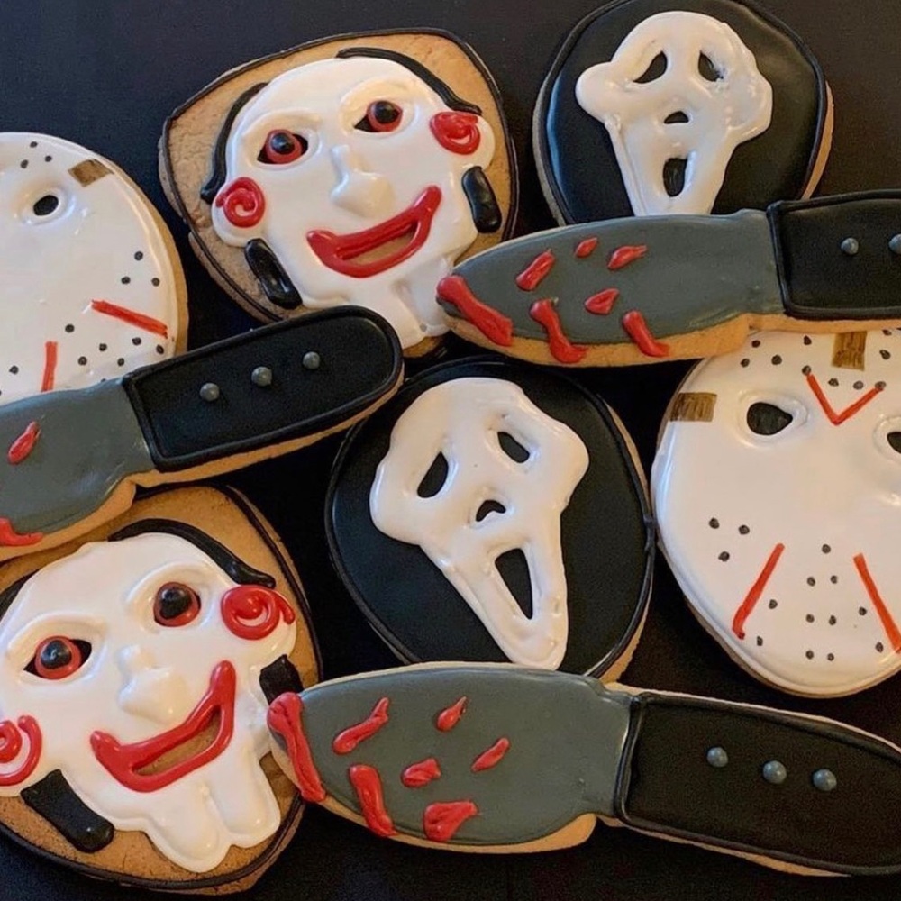 Halloween cookies 12 Halloween scary movie cookies